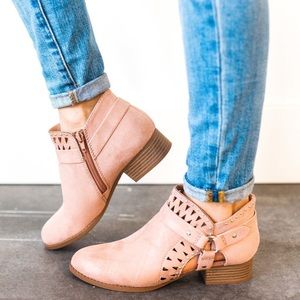 Studded Cut Out Bootie